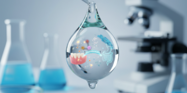 Ağız içindeki koruyucu sıvı tabakasını, diş minesi üzerindeki savunma etkisini ve biyolojik sağlığı temsil eden temiz, aydınlık ve ferah bir tıbbi illüstrasyon.