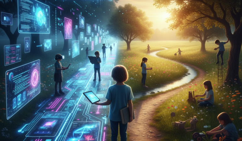 Dijital ve gerçek dünyanın yol ayrımında çocuk olmak