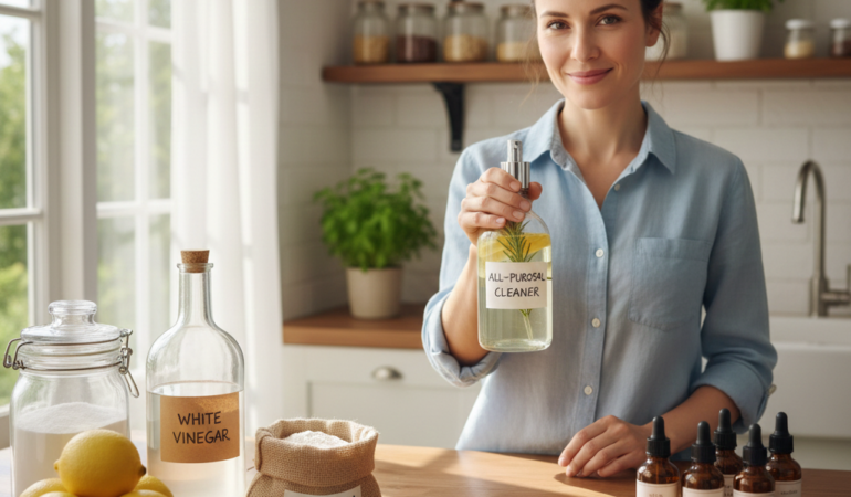 Doğal Temizlik Çözümleri: Evinizi Kimyasallardan Arındırın ve Parlatın