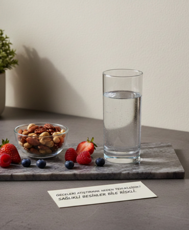 Geceleri atıştırmak neden tehlikelidir? Sağlıklı besinler bile riskli blog görseli