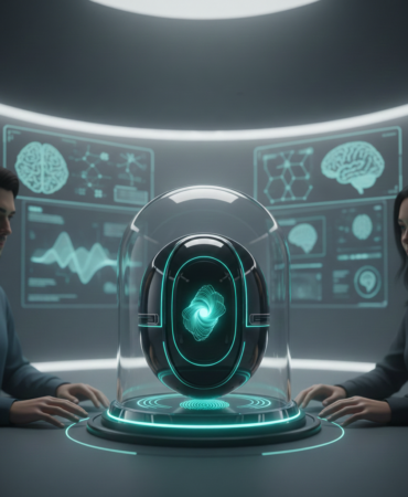 Pickle 1 adı verilen, minimalist ve şeffaf tasarıma sahip, kullanıcının duygusal durumunu analiz edebilen yapay zeka destekli ilk ruh bilgisayarı cihazı.